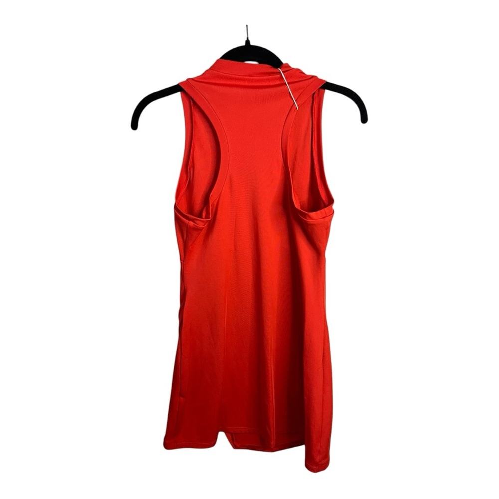 Halara 2-Piece Mini Racerback Zip Up Tennis Dress in Valiant Poppy Size S NWT - Picture 9 of 14